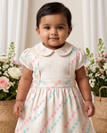Ivory Pastel Floral Dress – Baby Girls