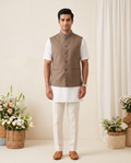 Men's Khaki Nehru Jacket (Modi Coat)