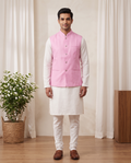 Men's Pink Nehru Jacket | Modi Coat for Men
