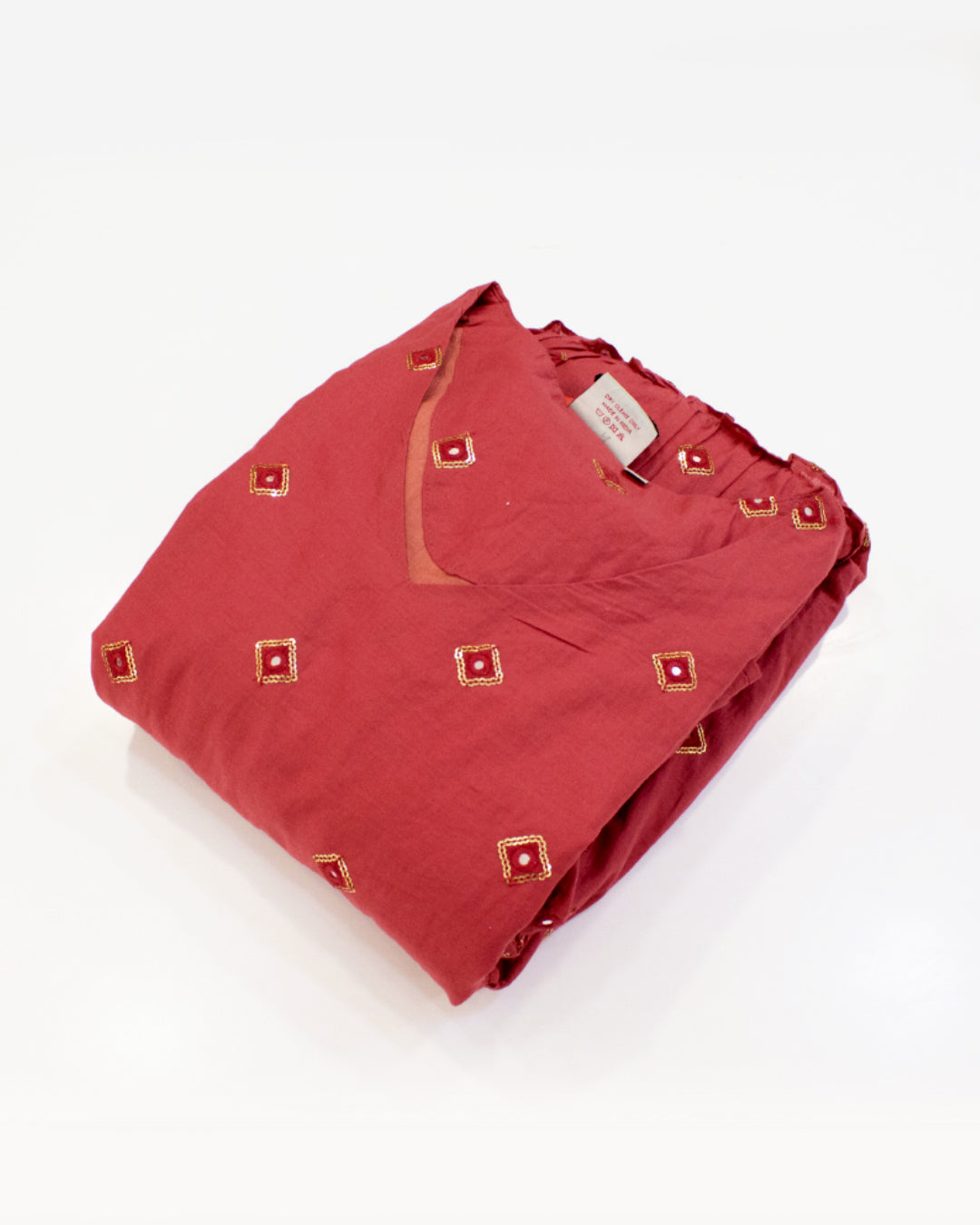Zola Terracotta Embroidered Tiered Maxi Dress