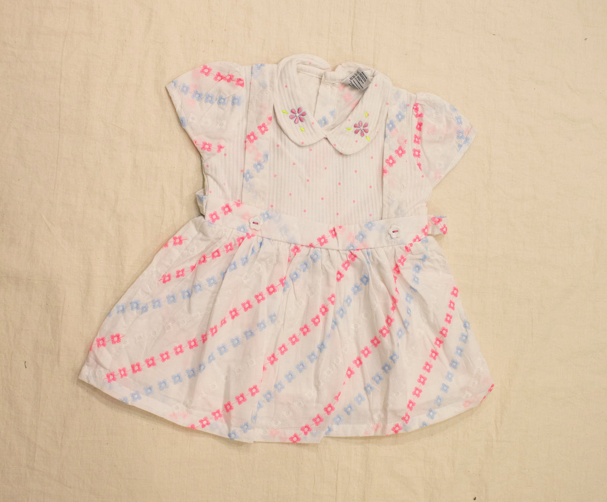 Ivory Pastel Floral Dress – Baby Girls